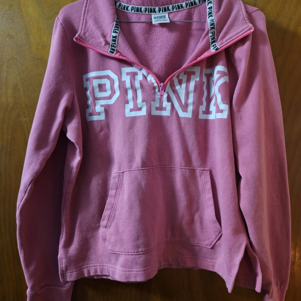 Victoria's Secret Pink Quarter-Zip Pullover